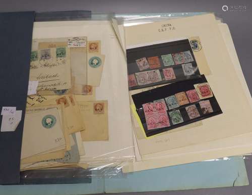 China Expeditionary Force 1900-1920s with used stamps page E...
