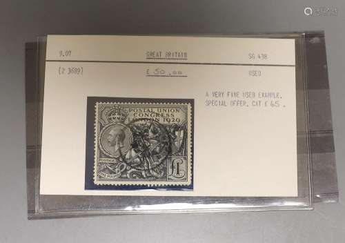 Great Britain 1929 PUC �1 used