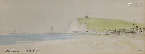 Sir Hugh Casson (1910-1999), two watercolours, Newhaven Harb...