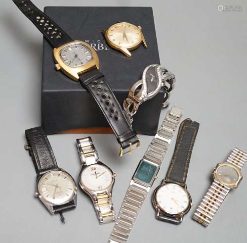 A collection of ladys and gentlemans wrist watches including...
