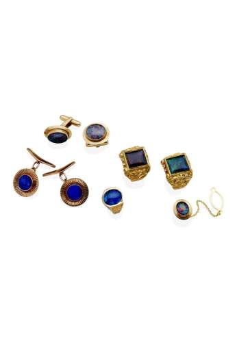 A COLLECTION OF OPAL JEWELLERY (6)