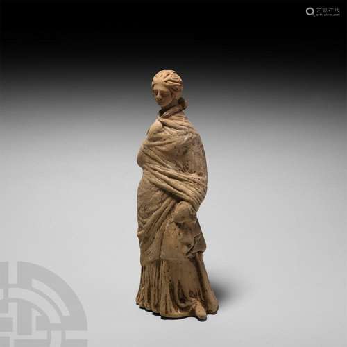 Greek Terracotta Standing Figure