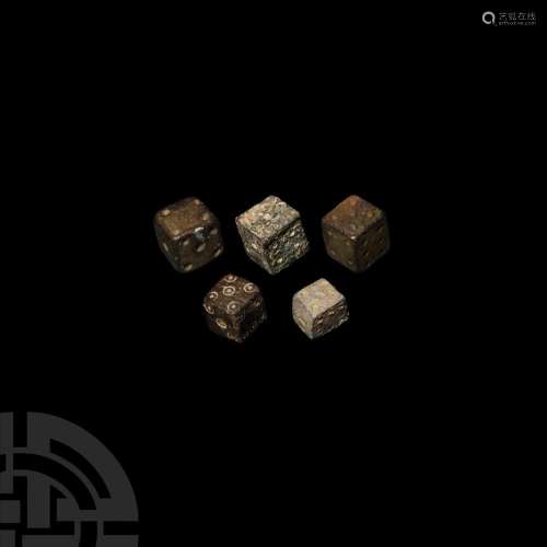 Roman 'Thames' Bone and Other Dice Collection