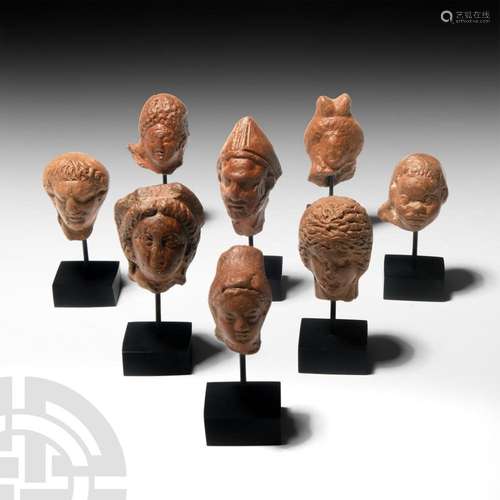 Roman Terracotta Head Collection