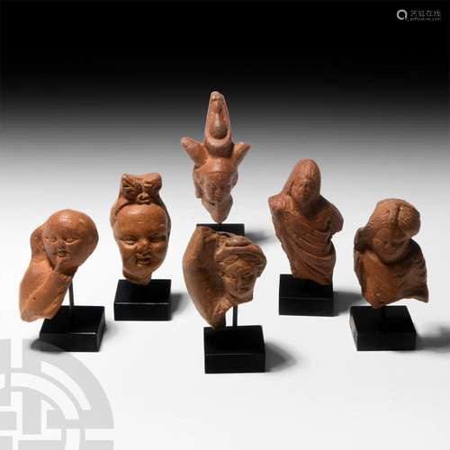 Roman Terracotta Head Collection