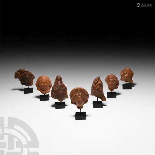 Roman Terracotta Head Collection