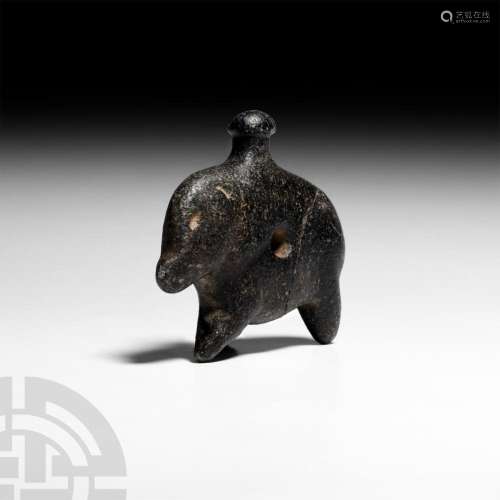 Large Jemdet Nasr Period Boar Amulet