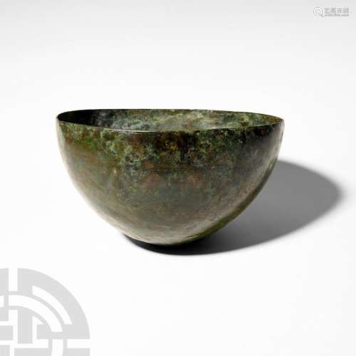 Luristan Bowl with Engraved Design