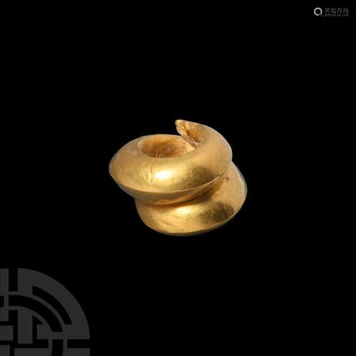 Achaemenid Gold Hair Ring