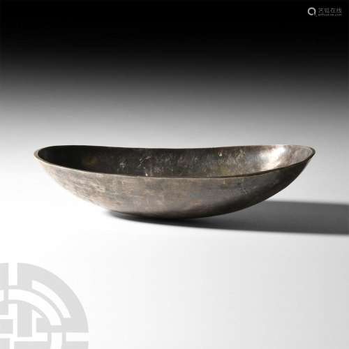 Sassanian Boat-Shaped Bowl