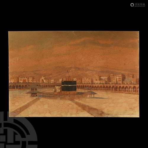 Ottoman Panoramic View of Mecca