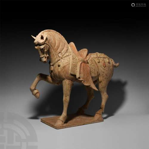 Large Chinese Tang Prancing Horse