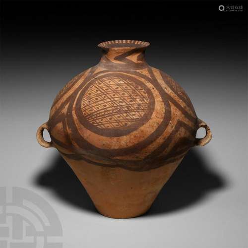 Chinese Neolithic Painted Jar