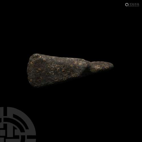 British Stone Age Polished Axehead