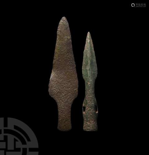 Museum Displayed British Bronze Age Chalcolithic Copper Dagg...