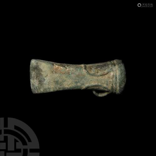 British Bronze Age Looped and Socketted Axehead