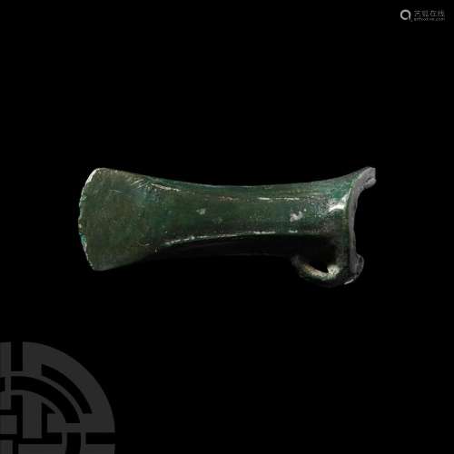 British Bronze Age Looped and Socketted Axehead