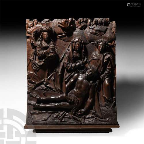 Medieval 'The Lamentation' from the Workshop of Tilm...