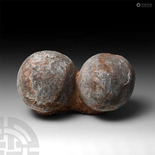 Hadrosaur Dinosaur Egg Pair