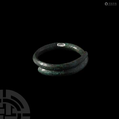 British Bronze Age Decorated Bracelet