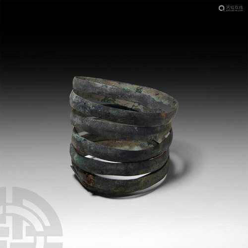 Bronze Age Spiral Bracelet