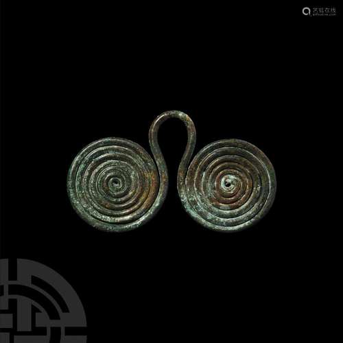 Bronze Age Spectacle Pendant