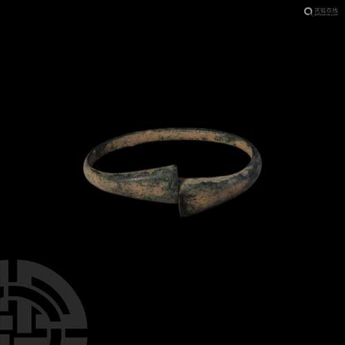 Bronze Age Bracelet with Trumpet Terminals