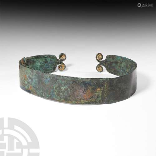 Bronze Age Belt with Coiled Terminals