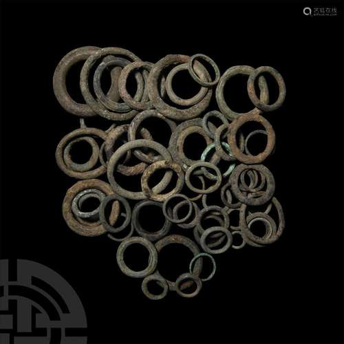 Iron Age Celtic Ring Money Collection