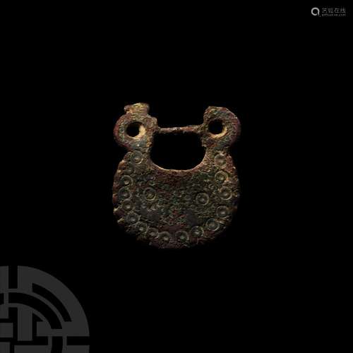 Anglo-Saxon Pendant with Ring-and-Dot Design