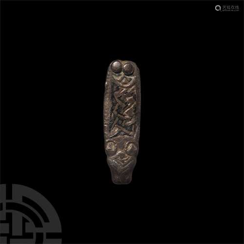 Anglo-Saxon Zoomorphic Strap End