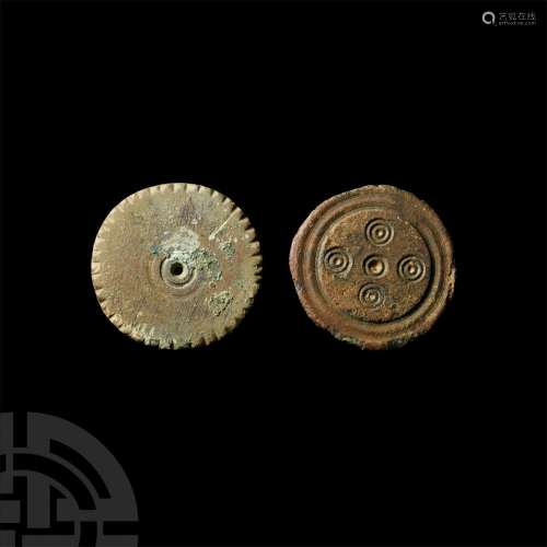 Anglo-Saxon Disc Brooch Group