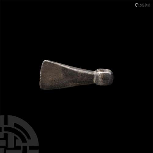 Viking Age Silver Axe Pendant