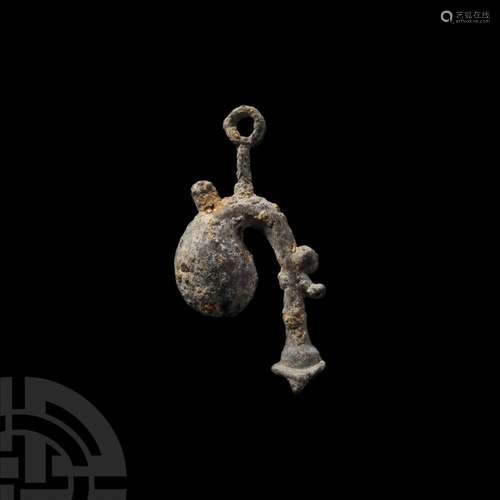 Medieval Bagpipe Pilgrim's Badge