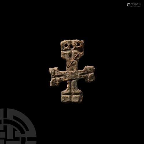 Medieval Lead Cross Pendant