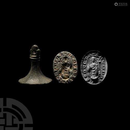 Medieval St Margaret Oval Seal Matrix