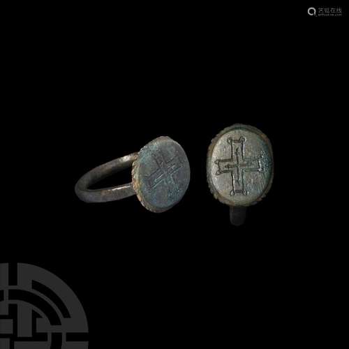 Medieval Ring with Cross