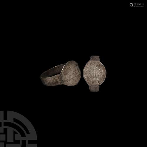 Medieval Finger Ring with Cross