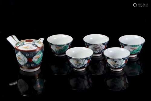 昭和
(1926-1989) 九谷烧茶道具