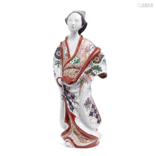 A LARGE IMARI MODEL OF A BIJIN 18th century