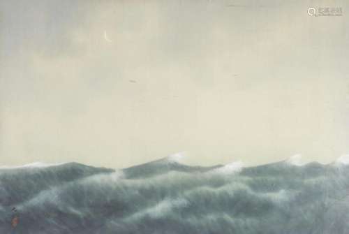 YOKOYAMA TAIKAN (1868-1958) 'Nocturnal sea'