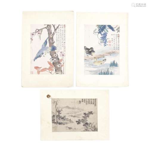 RESPECTIVELY LUO CAI (?) AND IN THE MANNER OF CHEN SHU (1660...