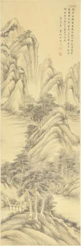ATTRIBUTED TO WANG TINGYAN (1716-?) Scholar in the Mountains