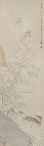 ANONYMOUS (18TH CENTURY) Ducks and Hibiscus, After Lu Zhi (c...