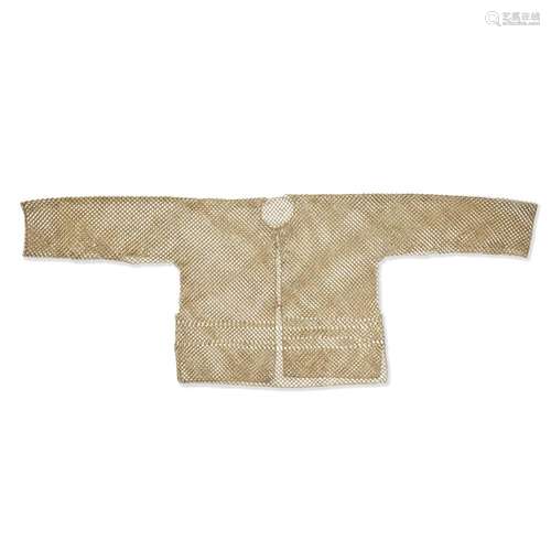 A BAMBOO MAN'S JACKET 19th century