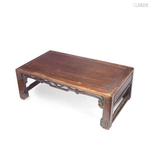 A HONGMU LOW TABLE, KANG Late Qing Dynasty