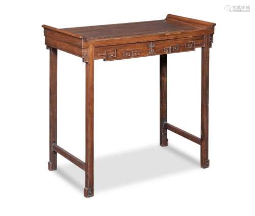 A HUANGHUALI SMALL TABLE Early 20th century