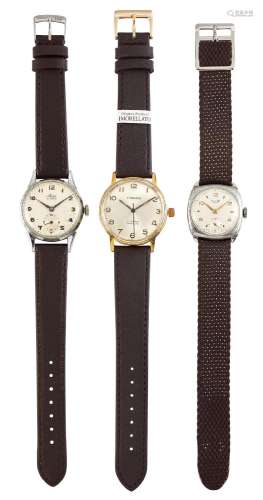 A TRIO OF VINTAGE WATCHES BY AVIA