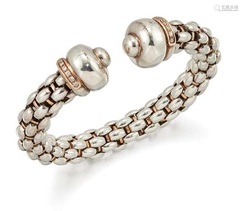 FOPE - A DIAMOND TORQUE BANGLE