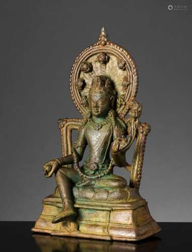 ﻿Bodhisattva<br />
Inde du nord-est, ca 8°-9°siècles<br />
A...